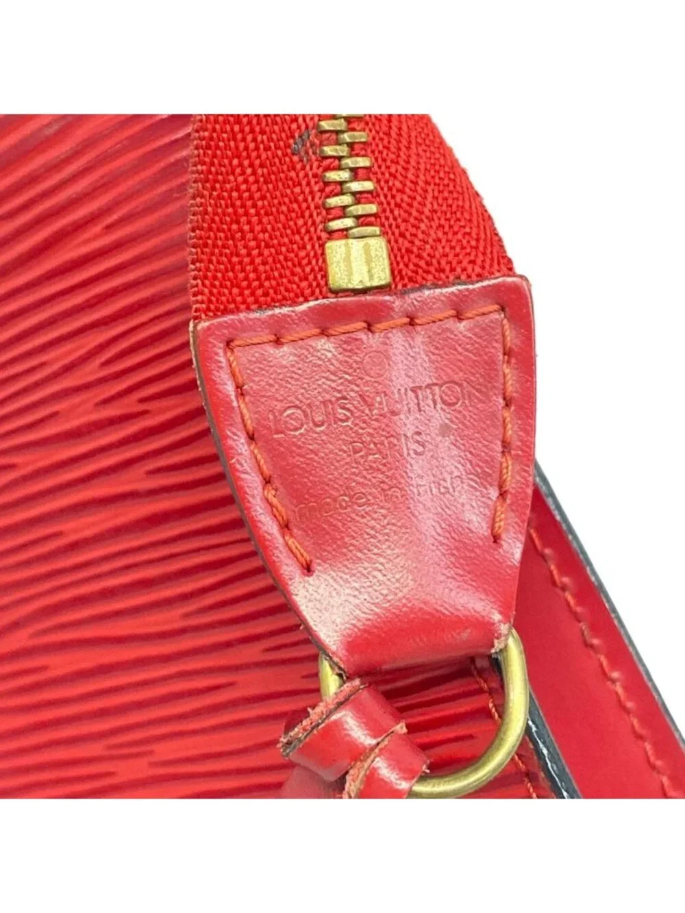 Louis Vuitton Handbag Epi Pochette Castilianred Leather